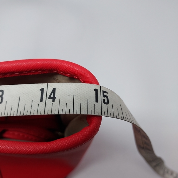 NEW Michael Kors Red Orange Large Tote Purse - Picture 10 of 11
